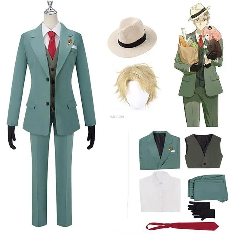 Anime Spy x Family Twilight Loid Forger Cosplay Costume With Hat Wigs Badge Men Outfits Custom Made
Anime Spy x Family Twilight Loid Forger Cosplay Costume With Hat Wigs Badge Men Outfits Custom Made