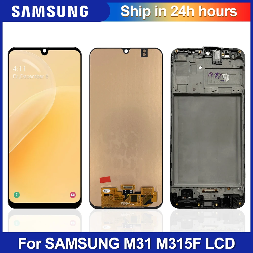 Super AMOLED 6.4" For Samsung Galaxy M31 LCD Dispaly Touch Screen Assembly for samsung M315 SM-M315F/DS SM-M315F/DSN display
Super AMOLED 6.4" For Samsung Galaxy M31 LCD Dispaly Touch Screen Assembly for samsung M315 SM-M315F/DS SM-M315F/DSN display