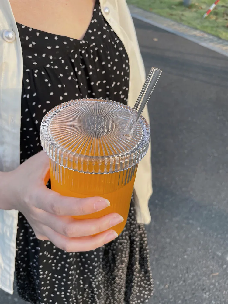 Japanese-style Glass Water Cup Transparent Milk Coffee Juice Cups for Girl friend Sister Gifts 500 ML Large Capacity Container
Japanese-style Glass Water Cup Transparent Milk Coffee Juice Cups for Girl friend Sister Gifts 500 ML Large Capacity Container