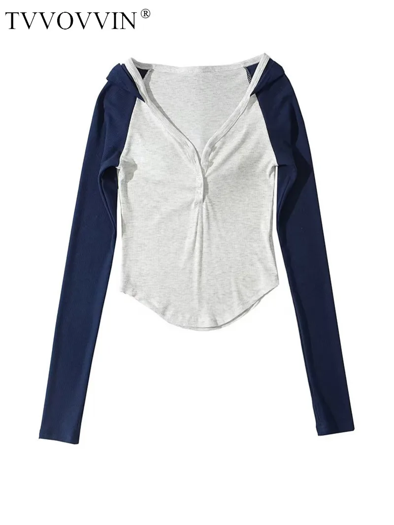 Футболка женская с капюшоном, V-образным вырезом и длинным рукавом
Футболка женская с капюшоном, V-образным вырезом и длинным рукавом