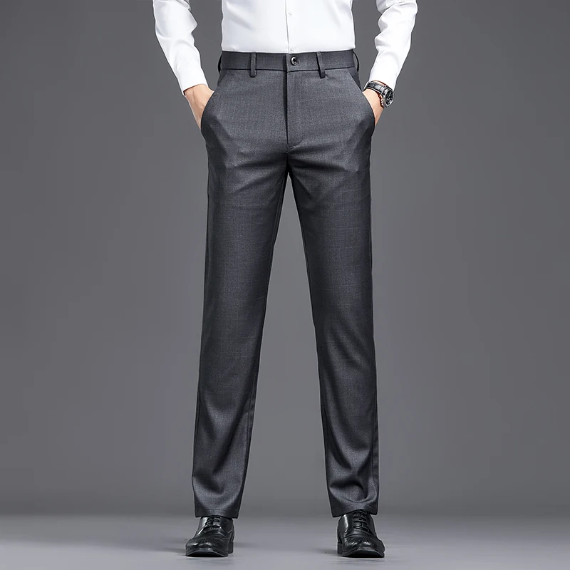 Men's Pants Spring and Autumn Men's Casual Pants Slim-Fit Straight Trousers Business Suit Pants Summer Thin Suit Pants
Men's Pants Spring and Autumn Men's Casual Pants Slim-Fit Straight Trousers Business Suit Pants Summer Thin Suit Pants