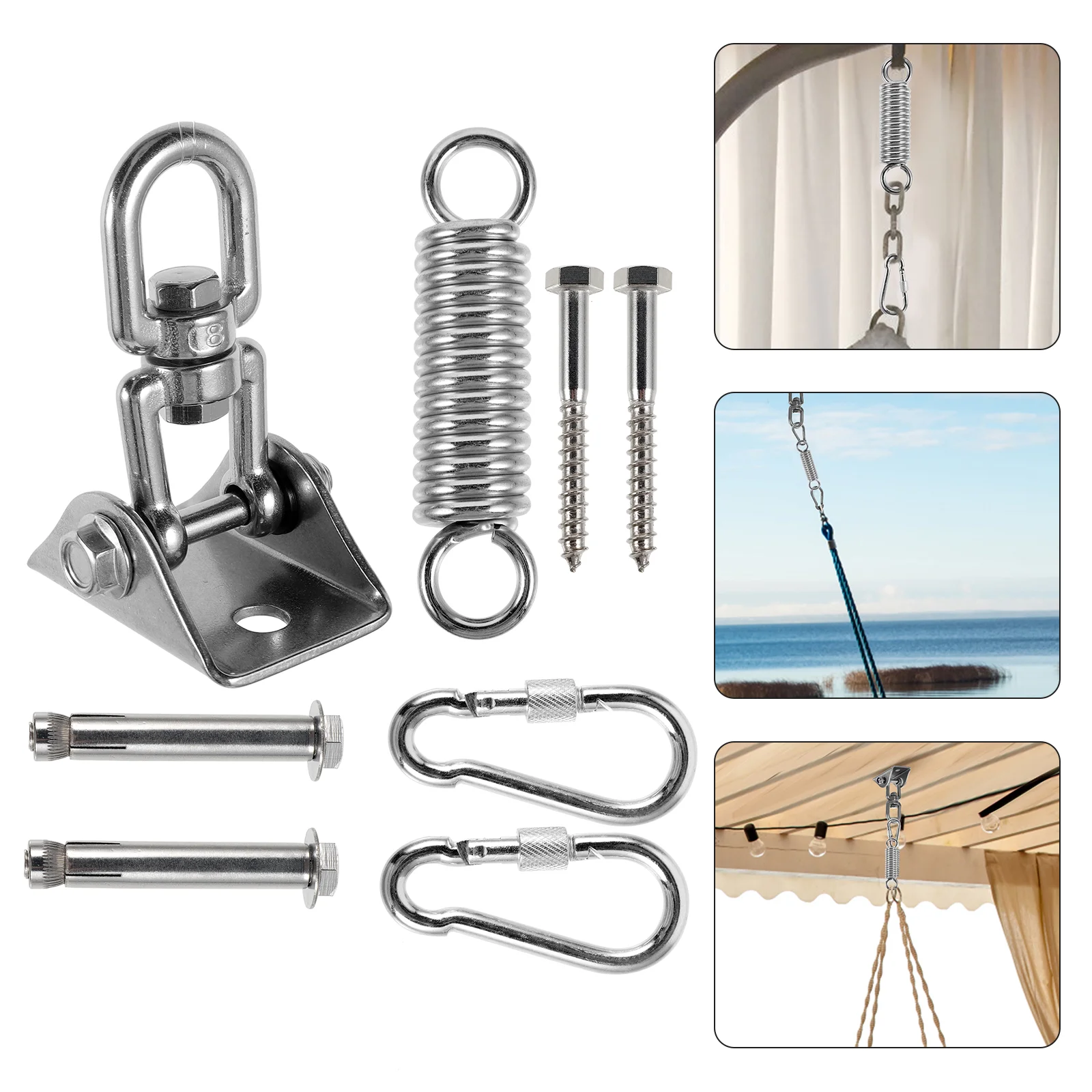 Sandbag Hook Yoga Hanging Kit Stainless Steel Set Carabiner Hammock Parts Ceiling Hooks Heavy Duty Hanger Accessories
Sandbag Hook Yoga Hanging Kit Stainless Steel Set Carabiner Hammock Parts Ceiling Hooks Heavy Duty Hanger Accessories