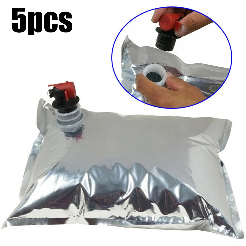 5pcs Replacement Bags For Bag In Box Drinks Container / Wine Dispenser - 5 Litre With Butterfly Tap Beer Brewing
5pcs Replacement Bags For Bag In Box Drinks Container / Wine Dispenser - 5 Litre With Butterfly Tap Beer Brewing