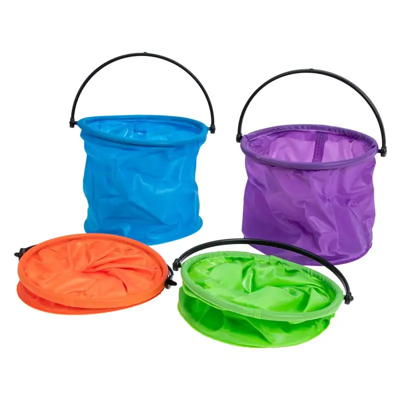 4Pcs Foldable Fishing Bucket PVC Small Bucket Paint Brush Washing Bucket for Kid Outdoor Brush Washing Bucket
4Pcs Foldable Fishing Bucket PVC Small Bucket Paint Brush Washing Bucket for Kid Outdoor Brush Washing Bucket