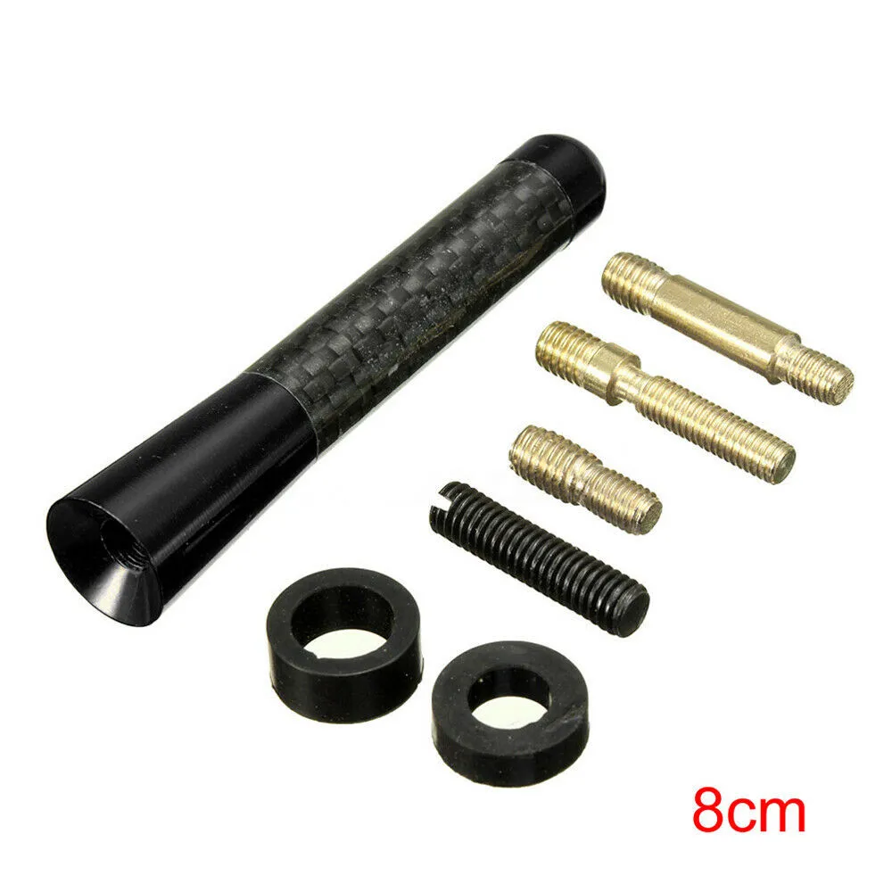 Black Short Antenna Accessories Aluminum Screw Carbon Fiber Radio Replacement Universal W/Plastic Rings Durable
Black Short Antenna Accessories Aluminum Screw Carbon Fiber Radio Replacement Universal W/Plastic Rings Durable