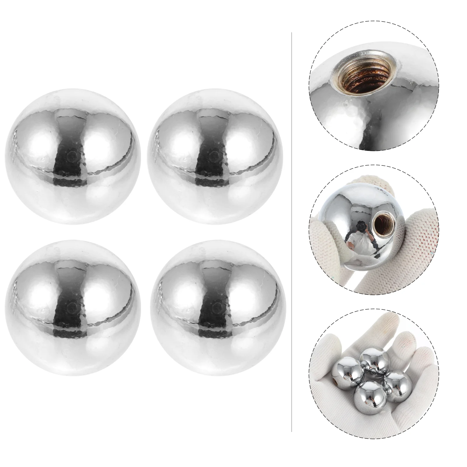 4 Pcs Shade Bracket Accessories Lamp Frame Horn Ball Lampshade Balls Holder Gray Alloy Plating Harp Ceiling Light
4 Pcs Shade Bracket Accessories Lamp Frame Horn Ball Lampshade Balls Holder Gray Alloy Plating Harp Ceiling Light