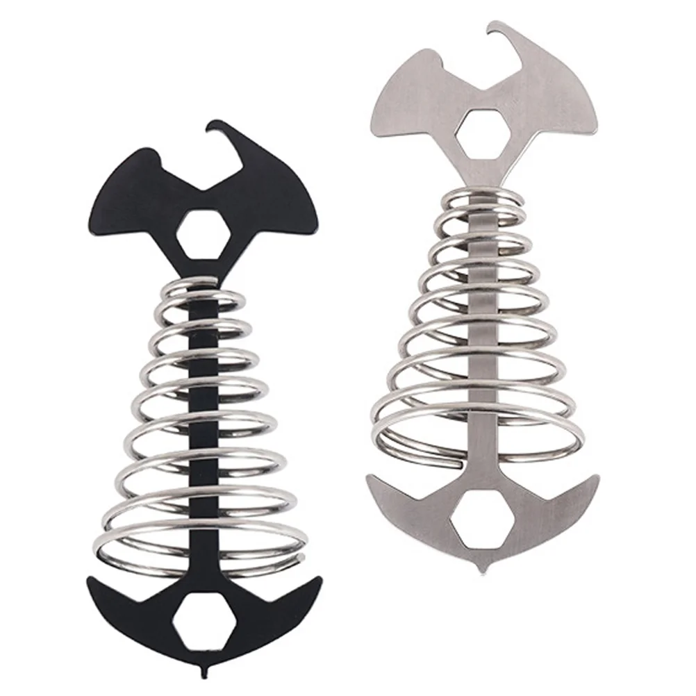 2 Pcs Fishbone Tent Pegs Deck Tent Awning Anchor Nail Tent Accessories Stake Spring Hook Stainless Steel Tent Floor Nail
2 Pcs Fishbone Tent Pegs Deck Tent Awning Anchor Nail Tent Accessories Stake Spring Hook Stainless Steel Tent Floor Nail