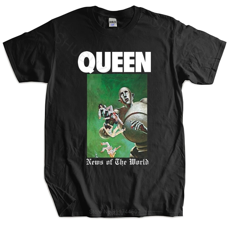 News of The World 70s Rock Queen S-3XL Color White Tees Men's T-shirt men cotton fashion tshirt male summer tee-shirt
News of The World 70s Rock Queen S-3XL Color White Tees Men's T-shirt men cotton fashion tshirt male summer tee-shirt