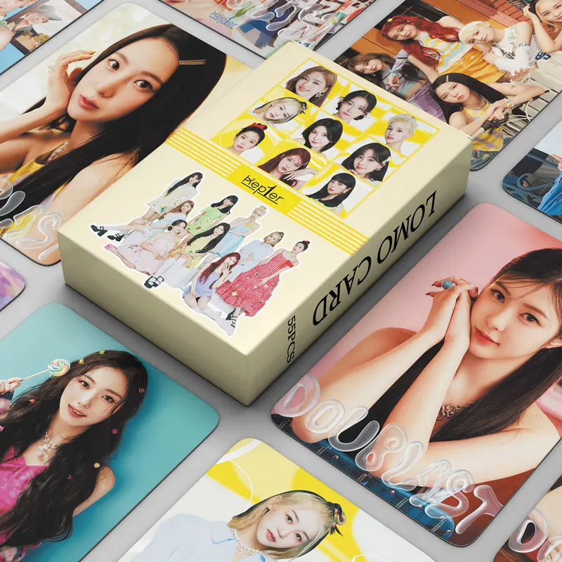 55PCS/Set Kpop Kep1er Album DOUBLAST Lomo Cards Kep1er Photocards Photo Card Fans Collection Gift Cards
55PCS/Set Kpop Kep1er Album DOUBLAST Lomo Cards Kep1er Photocards Photo Card Fans Collection Gift Cards