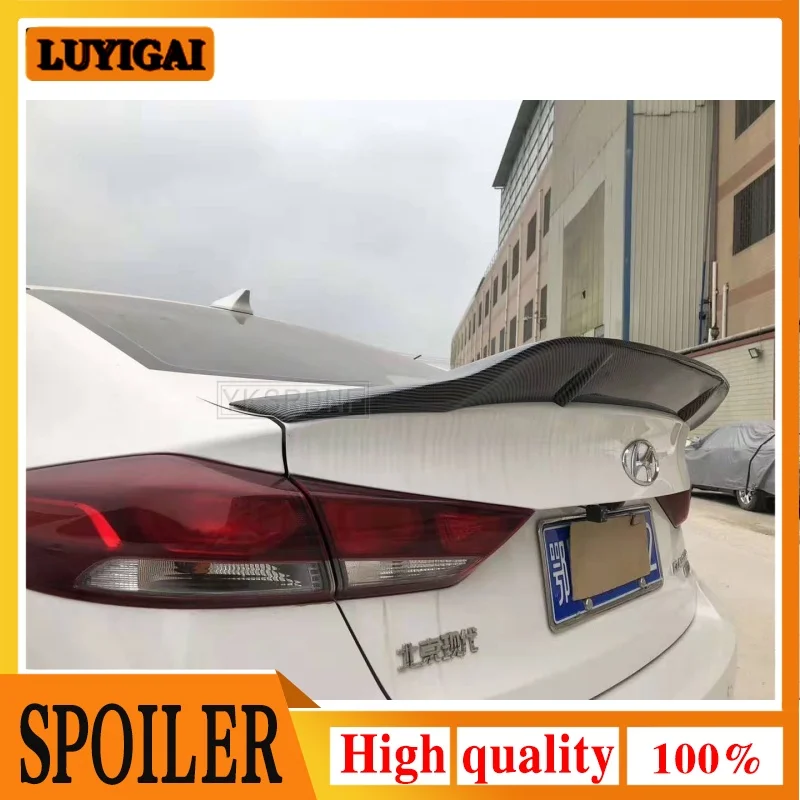 Для Hyundai Elantra спойлер 2017-2019 лет заднее крыло фотоаксессуары реальное углеродное волокно
Для Hyundai Elantra спойлер 2017-2019 лет заднее крыло фотоаксессуары реальное углеродное волокно