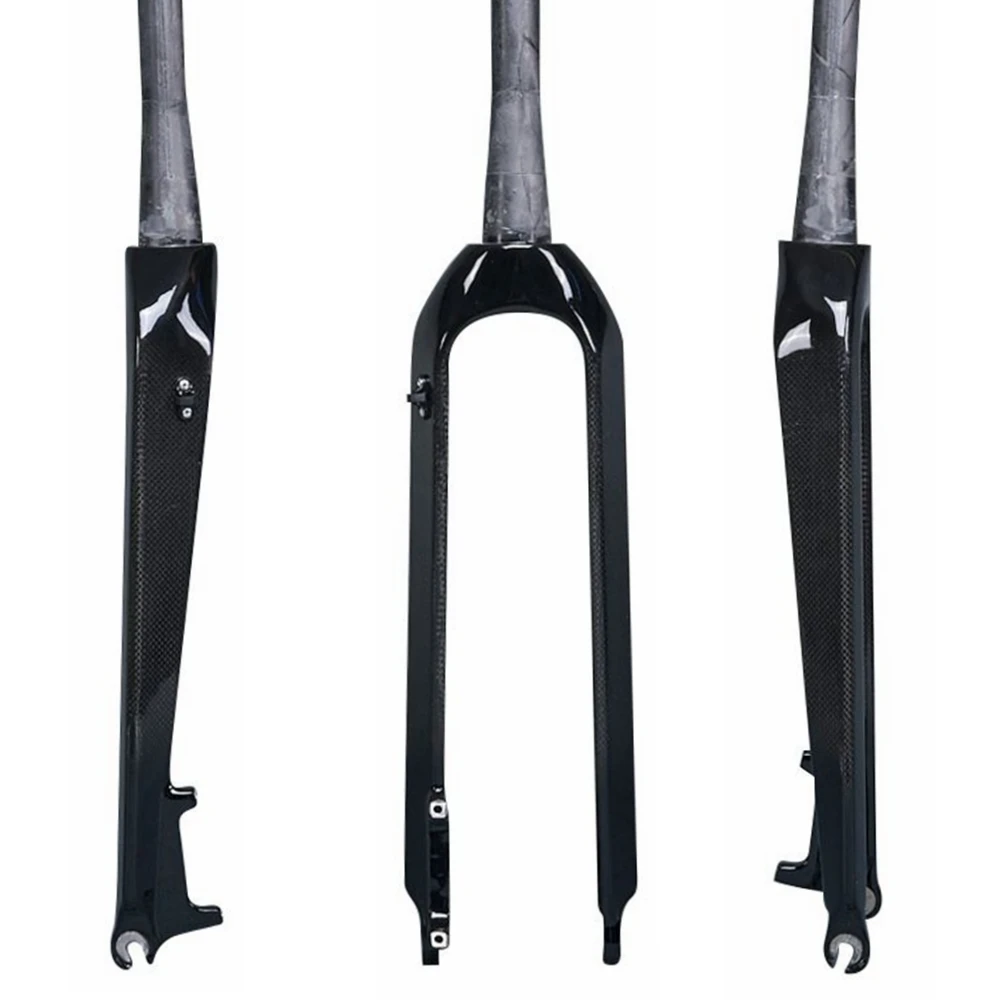 Glossy 3K Carbon Fiber Fork MTB Bicycle Forks Mountain Bike Rigid Disc Brake Fork Tapered 1-1/8 inch/1-1/2 inch 26/27.5/29er
Glossy 3K Carbon Fiber Fork MTB Bicycle Forks Mountain Bike Rigid Disc Brake Fork Tapered 1-1/8 inch/1-1/2 inch 26/27.5/29er