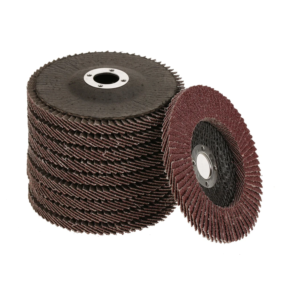 10Pcs Grit 60 Grinding Sanding Disc Polishing Wheel Grinding Flap Disc 100*6*16 mm
10Pcs Grit 60 Grinding Sanding Disc Polishing Wheel Grinding Flap Disc 100*6*16 mm