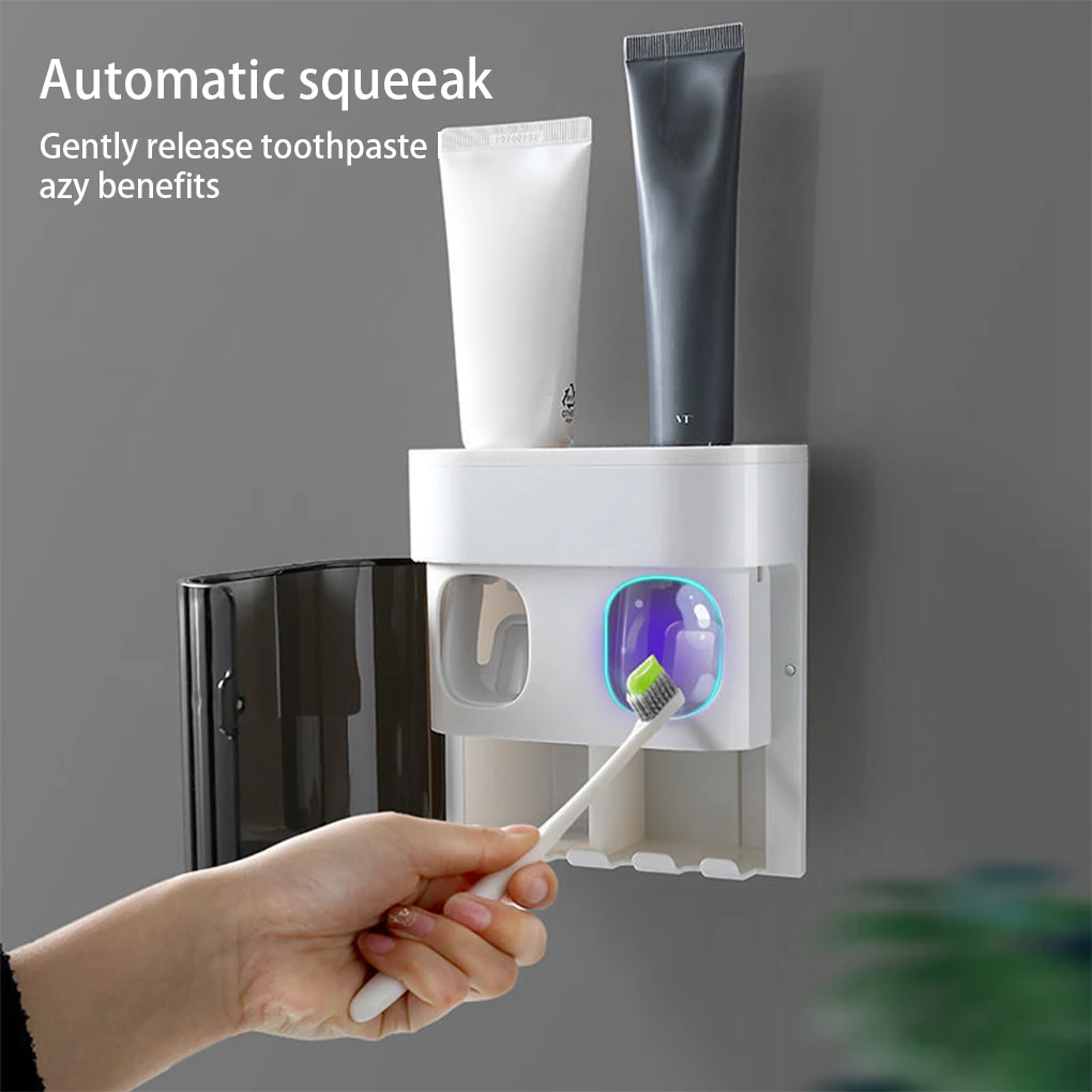 Toothpaste Squeezer Waterproof Dustproof Universal Punch-free Moistureproof Silicone Dispenser Toothbrush Holder
Toothpaste Squeezer Waterproof Dustproof Universal Punch-free Moistureproof Silicone Dispenser Toothbrush Holder