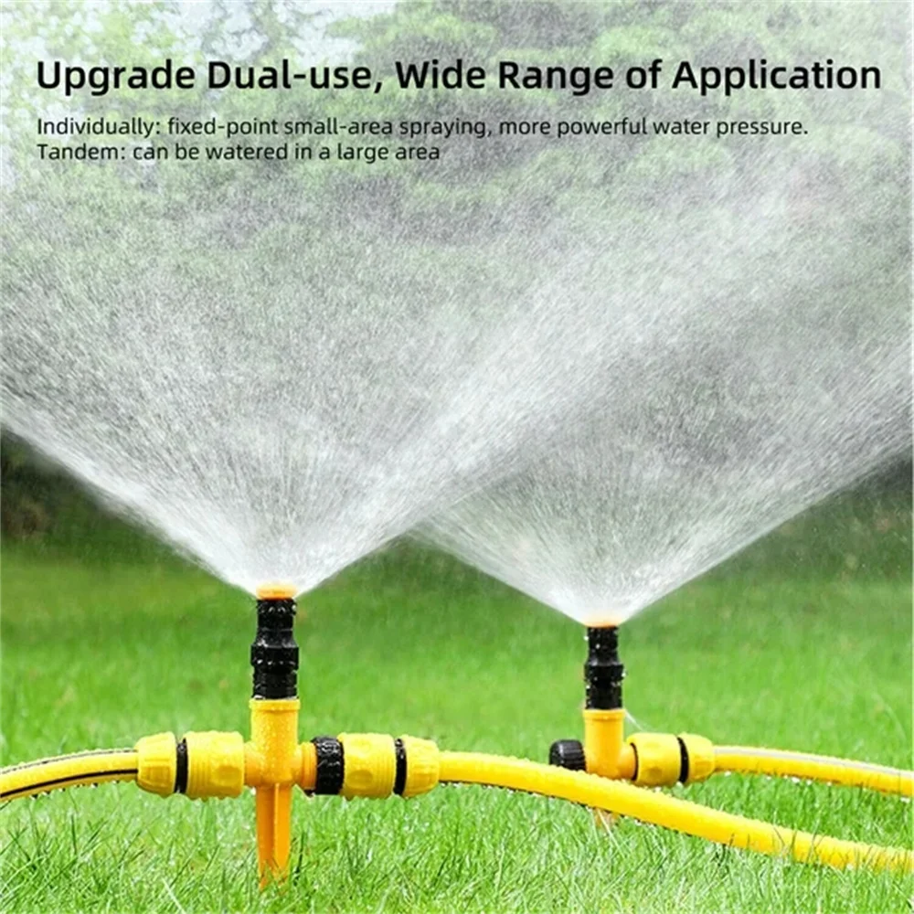 360 Degree Automatic Sprinkler Lawn Irrigation Head Adjustable Spray Nozzles Roof Cooling Sprinkler Garden Plant Watering Tools
360 Degree Automatic Sprinkler Lawn Irrigation Head Adjustable Spray Nozzles Roof Cooling Sprinkler Garden Plant Watering Tools