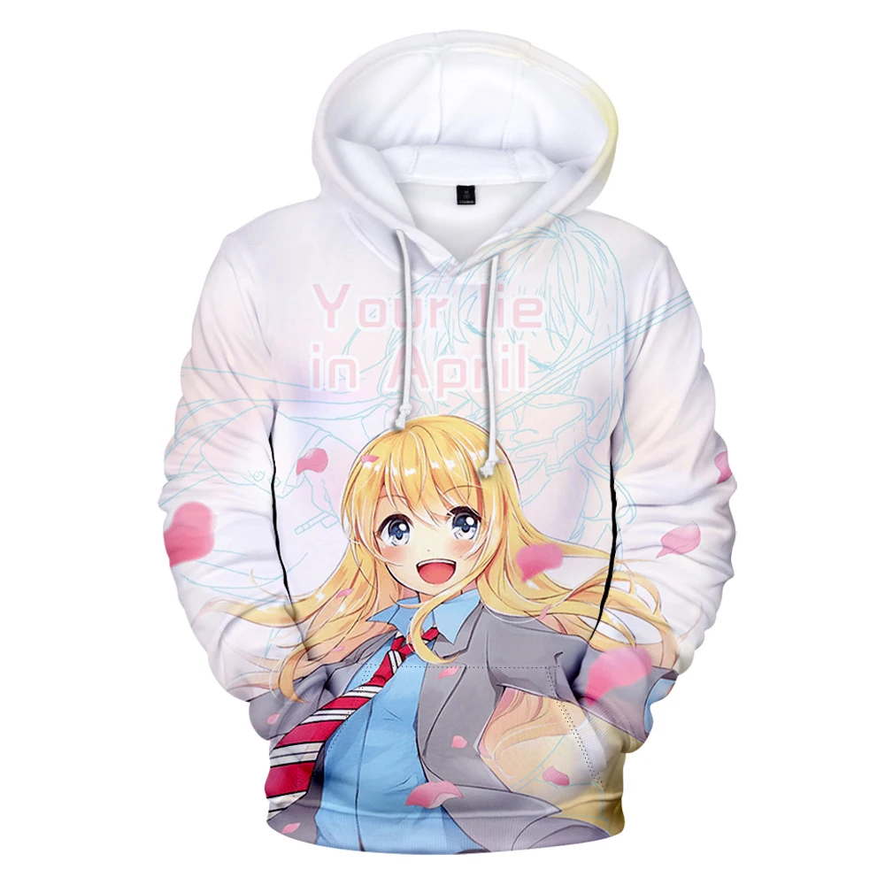 Толстовка с капюшоном Your lie in April, пуловер в стиле аниме, Повседневная Толстовка с длинным рукавом, Модная стильная толстовка унисекс с капюш...
Толстовка с капюшоном Your lie in April, пуловер в стиле аниме, Повседневная Толстовка с длинным рукавом, Модная стильная толстовка унисекс с капюш...