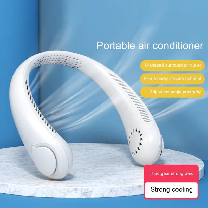 Hanging Neck Leafless Fan Noise Reduction Mute Design Cooling Fans 2000mAh Long Battery Life Charging Air Cooler For Running
Hanging Neck Leafless Fan Noise Reduction Mute Design Cooling Fans 2000mAh Long Battery Life Charging Air Cooler For Running