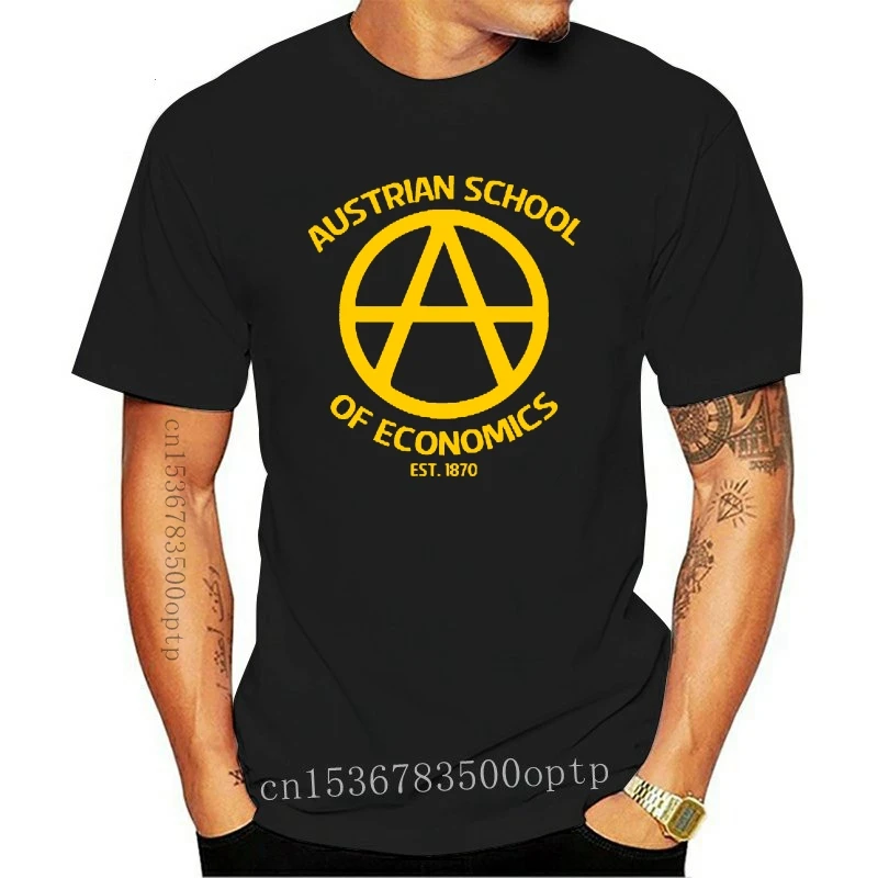 Camiseta a la moda para hombre y mujer, camisa divertida de la Escuela Austriaca, del polo económico libertario, camiseta impres
Camiseta a la moda para hombre y mujer, camisa divertida de la Escuela Austriaca, del polo económico libertario, camiseta impres