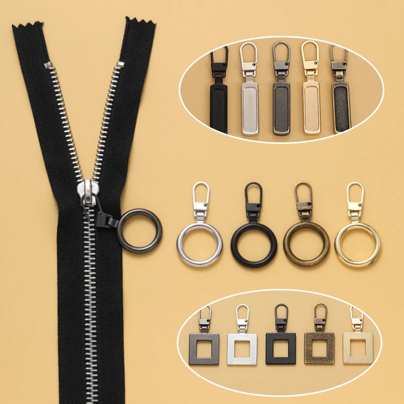5pcs Detachable Metal Zipper Pullers for Zipper Sliders Head Zippers Repair Kits Zipper Pull Tab DIY Sewing Bags Down Jacket
5pcs Detachable Metal Zipper Pullers for Zipper Sliders Head Zippers Repair Kits Zipper Pull Tab DIY Sewing Bags Down Jacket