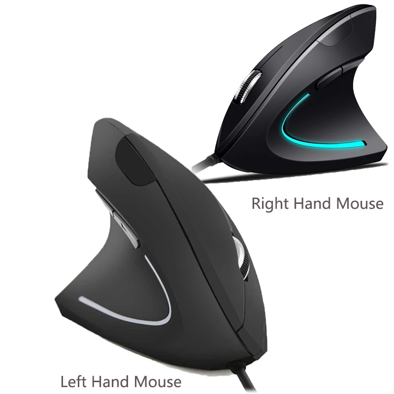 Left Right Handed Ergonomic Vertical Mouse Gaming Wired USB Optical Mice 800/1200/1600DPI for Computer PC Laptop Desktop Gamer
Left Right Handed Ergonomic Vertical Mouse Gaming Wired USB Optical Mice 800/1200/1600DPI for Computer PC Laptop Desktop Gamer