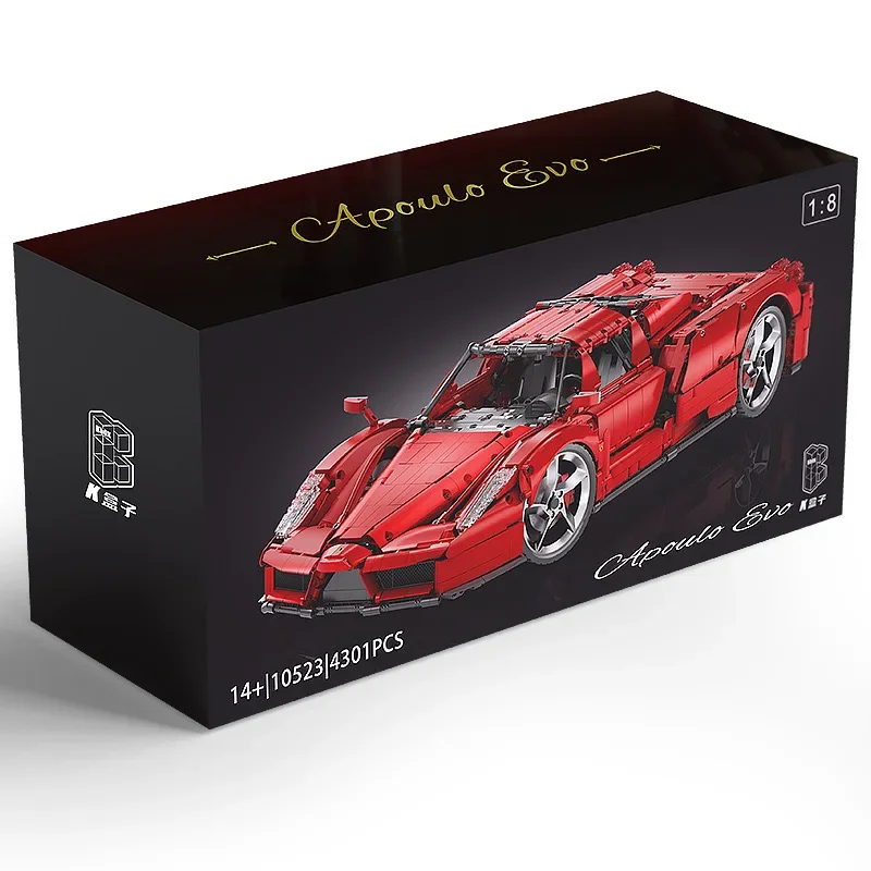 4301 шт. высокотехнологичный Красный Супер спортивный шрам ENZO MOC пульт дистанционного управления автомобиль строительные блоки кирпичи Обучающие головоломки игрушки подарки на день рождения
4301 шт. высокотехнологичный Красный Супер спортивный шрам ENZO MOC пульт дистанционного управления автомобиль строительные блоки кирпичи Обучающие головоломки игрушки подарки на день рождения