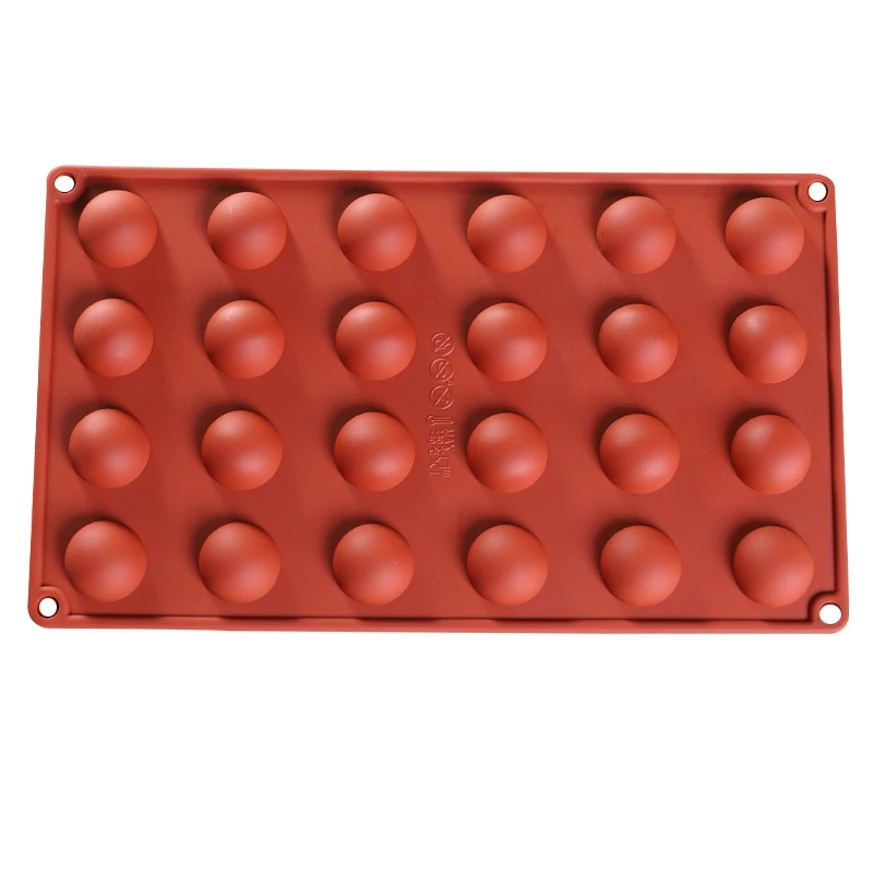 24 Hole Small Mould Kitchen Accessories Biscuit Moule Boule Semicircle Bundt Cake Pan Mousse Mold
24 Hole Small Mould Kitchen Accessories Biscuit Moule Boule Semicircle Bundt Cake Pan Mousse Mold