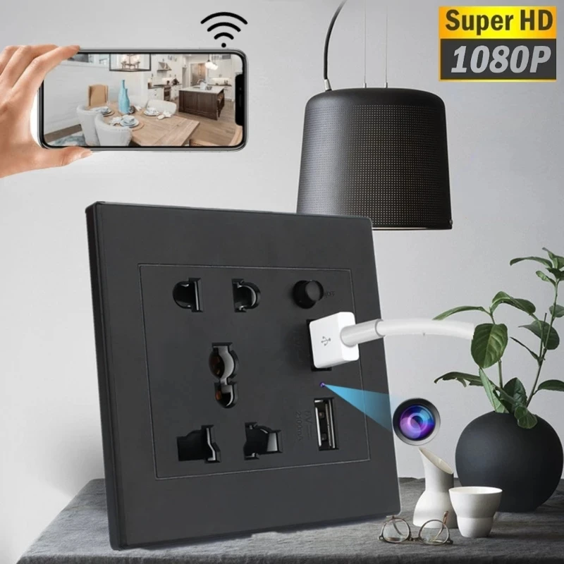 Wall Plug Wifi Socket Base Camera 1080P HD Wireless IP Camera 24/7 Home Security Protection App Remote Monitoring Live Stream
Wall Plug Wifi Socket Base Camera 1080P HD Wireless IP Camera 24/7 Home Security Protection App Remote Monitoring Live Stream