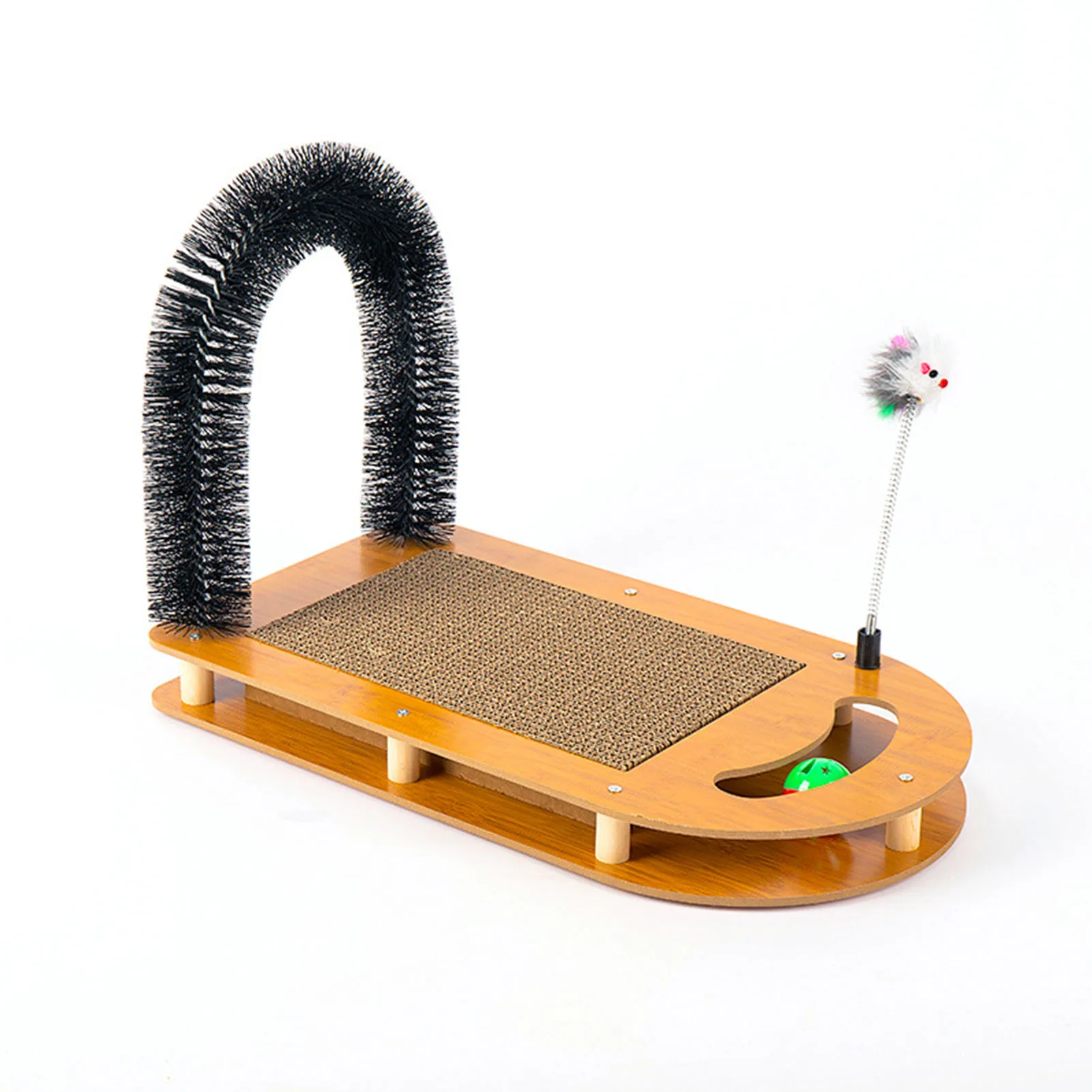 Cat Scratcher Cardboard Creative Cat Arch Self Groomer Massager Sturdy Cat Claw Grinding Toy Protect Your Furniture Practical
Cat Scratcher Cardboard Creative Cat Arch Self Groomer Massager Sturdy Cat Claw Grinding Toy Protect Your Furniture Practical
