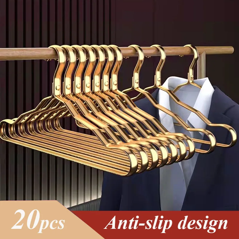 10/20pcs Adult Coat Hanger Anti-slip Suit Hanger Clothes Organizer , Aluminum Alloy Drying Rack Thicker 1.5cm Clothes Rack
10/20pcs Adult Coat Hanger Anti-slip Suit Hanger Clothes Organizer , Aluminum Alloy Drying Rack Thicker 1.5cm Clothes Rack