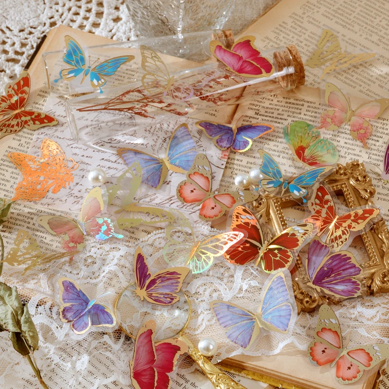 30 Pcs Retro Forest Fairy Gilding PET Sticker Decorative Diary Junk Journal Planner Scrapbooking Kawaii Stationery Stickers
30 Pcs Retro Forest Fairy Gilding PET Sticker Decorative Diary Junk Journal Planner Scrapbooking Kawaii Stationery Stickers