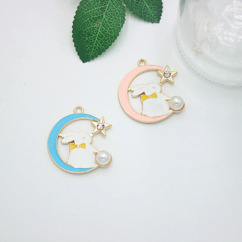 5pcs 30x33mm Enamel Rabbit Moon Charms for Jewelry Making Accessories diy Necklace Bracelet Pendants Wholesale Crafts Supplies
5pcs 30x33mm Enamel Rabbit Moon Charms for Jewelry Making Accessories diy Necklace Bracelet Pendants Wholesale Crafts Supplies