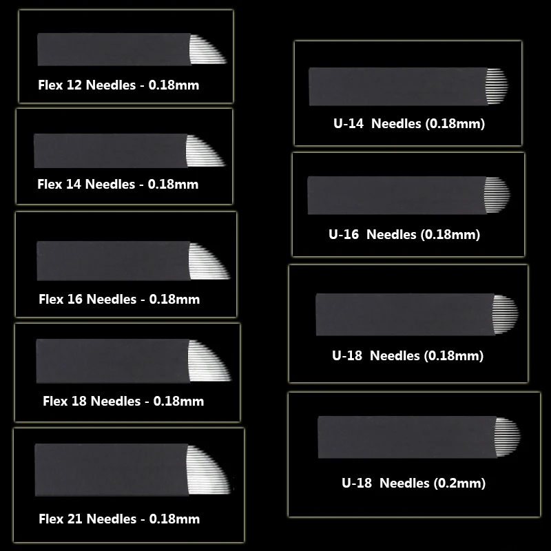 100 PCS Tattoo Needles Agulhas Tebori 12 pins Microblading 12 Flex Curved Blades for Permanent Make Up Manual Eyebrow Pen
100 PCS Tattoo Needles Agulhas Tebori 12 pins Microblading 12 Flex Curved Blades for Permanent Make Up Manual Eyebrow Pen