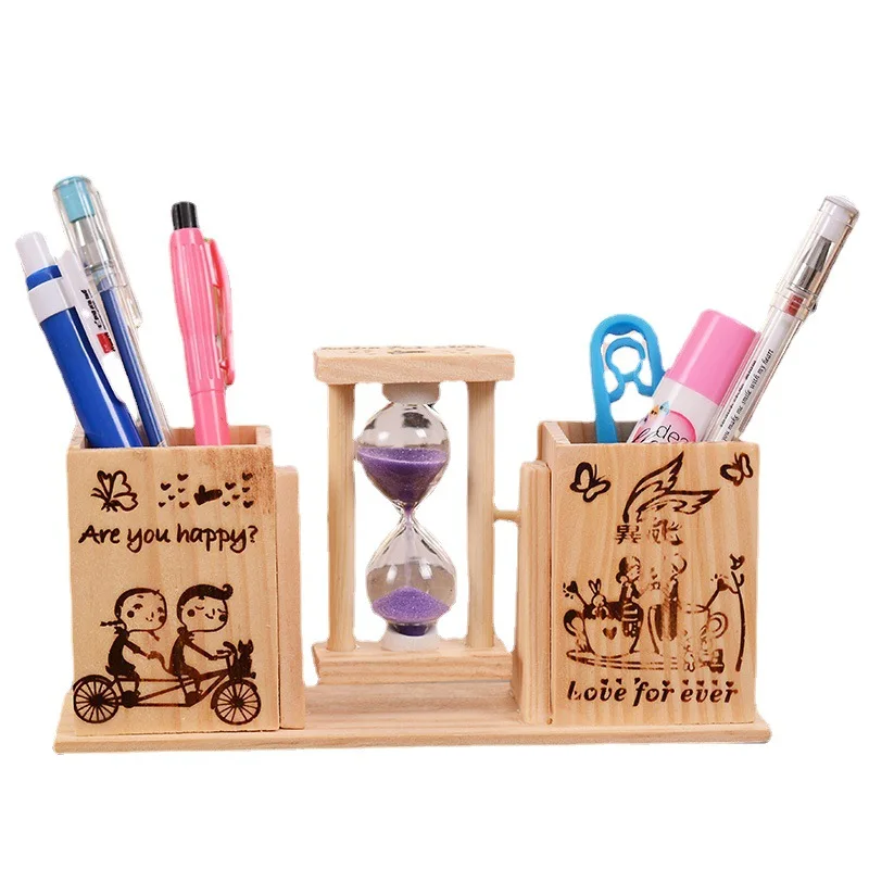 Simple Wooden Single Hourglass Pen Holder Student Desk Decoration Exquisite Creative Pencil Holder Decoration Gift
Simple Wooden Single Hourglass Pen Holder Student Desk Decoration Exquisite Creative Pencil Holder Decoration Gift