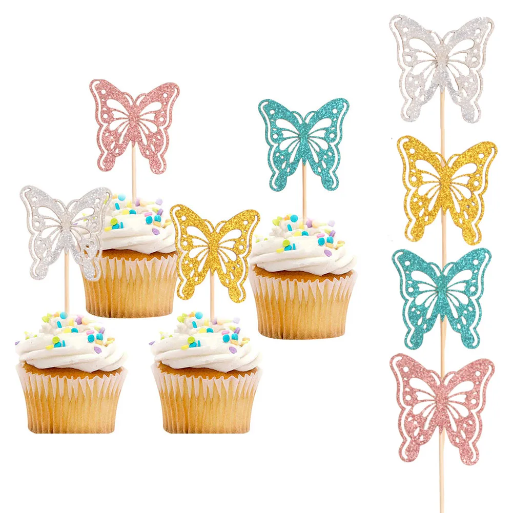 20Pcs Butterfly Cake Insert Card Happy Birthday Cake Topper Party Supplies Cupcake Dessert Decorations Lovely Cake Toppers
20Pcs Butterfly Cake Insert Card Happy Birthday Cake Topper Party Supplies Cupcake Dessert Decorations Lovely Cake Toppers