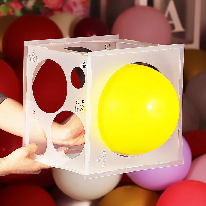 2021 10 Holes Balloon Sizer Box Balloon Arches Columns Make Balloon Size Measurement Tool For Birthday Party Decoration
2021 10 Holes Balloon Sizer Box Balloon Arches Columns Make Balloon Size Measurement Tool For Birthday Party Decoration