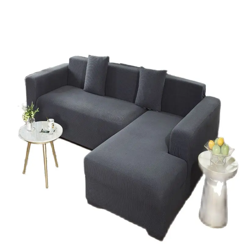 

Thick Elastic Sofa Cover Slipcover for Living Room Stretch Polar Fleece Armchair Cover 1/2/3/4 Seater L Shape Corner Sofa Covers