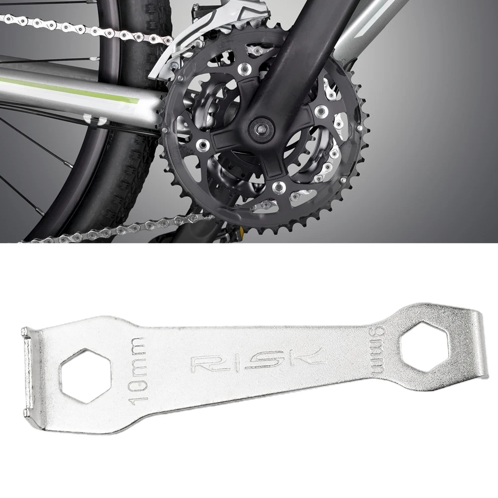 Bicycle Chainring Crankset Bolt Nut Screw Wrench 9mm/10mm Model MTB Road Bike Removal Tool Silver Parts
Bicycle Chainring Crankset Bolt Nut Screw Wrench 9mm/10mm Model MTB Road Bike Removal Tool Silver Parts