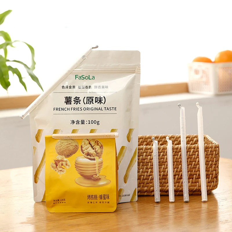 Plastic Bag Clips Food Sealed Sticks Kitchen Food Snack Grip Organizer Bag Seal Clip Rod Moisture-Proof Storage Clamp
Plastic Bag Clips Food Sealed Sticks Kitchen Food Snack Grip Organizer Bag Seal Clip Rod Moisture-Proof Storage Clamp
