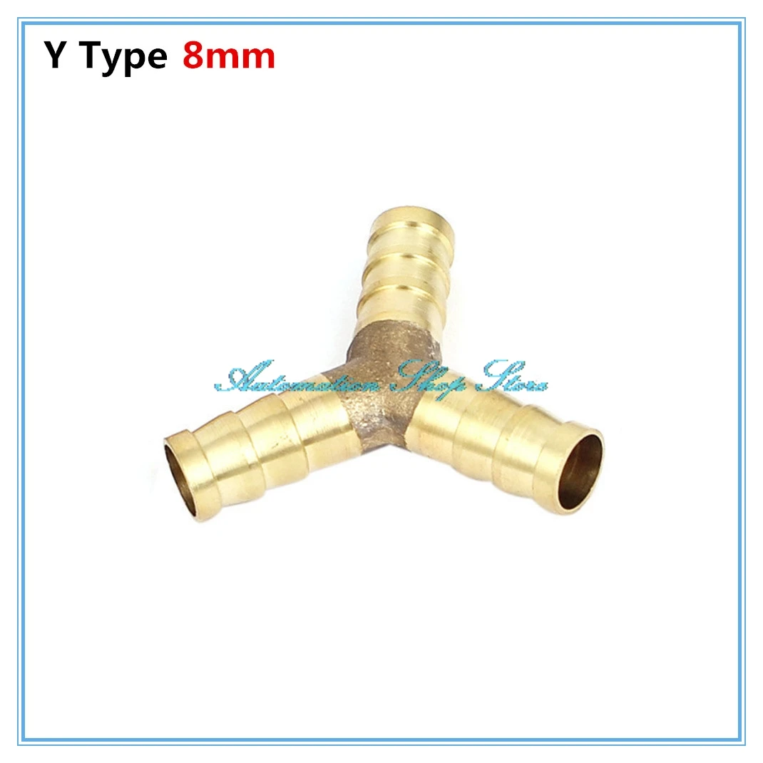 5pcs Pneumatic fittings 8mm 5/16'' Barb Hose Pipe OD Brass Air Water Y Shaped Connector Adapter Coupler
5pcs Pneumatic fittings 8mm 5/16'' Barb Hose Pipe OD Brass Air Water Y Shaped Connector Adapter Coupler