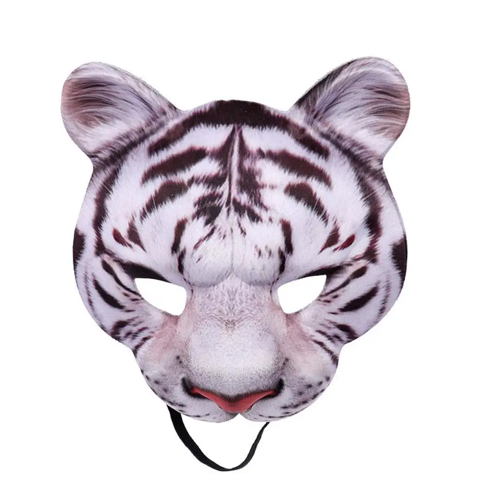 Halloween Tiger Half Face Mask Realistic Animal Facial Mask For Cosplay Masquerade Party Festival Club
Halloween Tiger Half Face Mask Realistic Animal Facial Mask For Cosplay Masquerade Party Festival Club