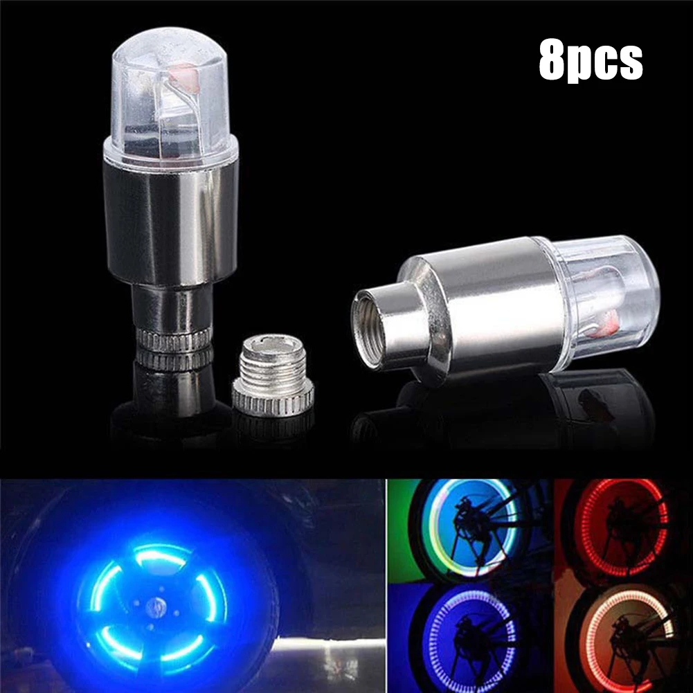 8 Pcs Motorcycle Wheels LED Lamps Tire Air Valve Stem Cap Colorful Neon Lights Universal Accessories For Car Motorcycle Bicycle
8 Pcs Motorcycle Wheels LED Lamps Tire Air Valve Stem Cap Colorful Neon Lights Universal Accessories For Car Motorcycle Bicycle