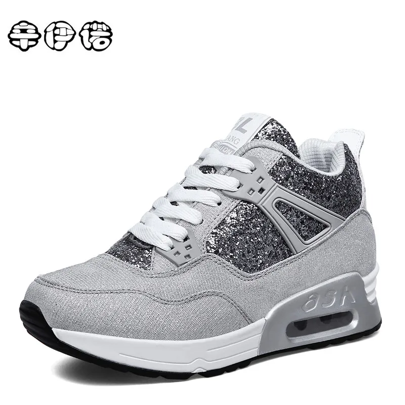 New Chunky Women's Sneakers Internal Increase Leather Casual Silver Ladies Shoes Trainer Platform Sneaker Women Zapatillas Mujer
New Chunky Women's Sneakers Internal Increase Leather Casual Silver Ladies Shoes Trainer Platform Sneaker Women Zapatillas Mujer