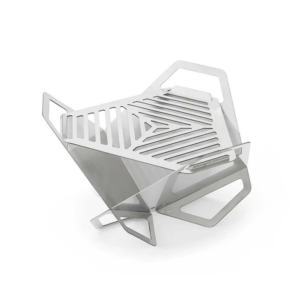 Outdoor Grill Detachable Windproof Mini Stainless Steel Card Grill Triangular Lotus Stove BBQ Grill Home Park Picnic Accessories
Outdoor Grill Detachable Windproof Mini Stainless Steel Card Grill Triangular Lotus Stove BBQ Grill Home Park Picnic Accessories