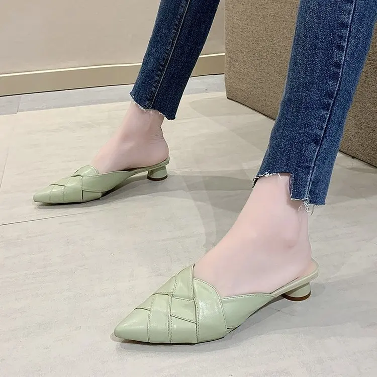 Women's Shoes Slippers Summer 2022 New Fashion Outdoor Pointed Muller Zapatillas Mujer Casa Sapatos Femininos Flip Flop
Women's Shoes Slippers Summer 2022 New Fashion Outdoor Pointed Muller Zapatillas Mujer Casa Sapatos Femininos Flip Flop