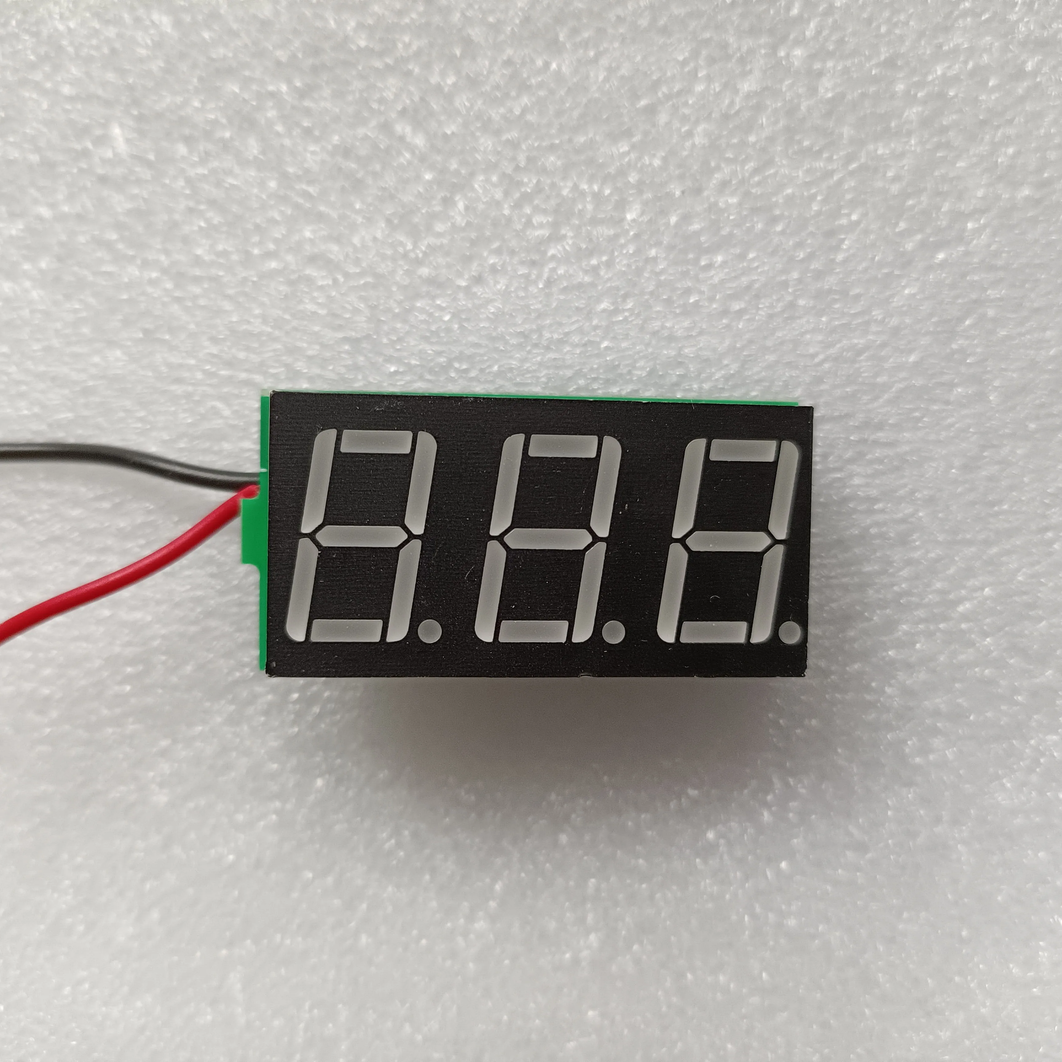 Factory preferential direct sales! 0.56-inch 3-digit DC digital display voltmeter head DC3.70-30.0V two-wire/Guichen
Factory preferential direct sales! 0.56-inch 3-digit DC digital display voltmeter head DC3.70-30.0V two-wire/Guichen