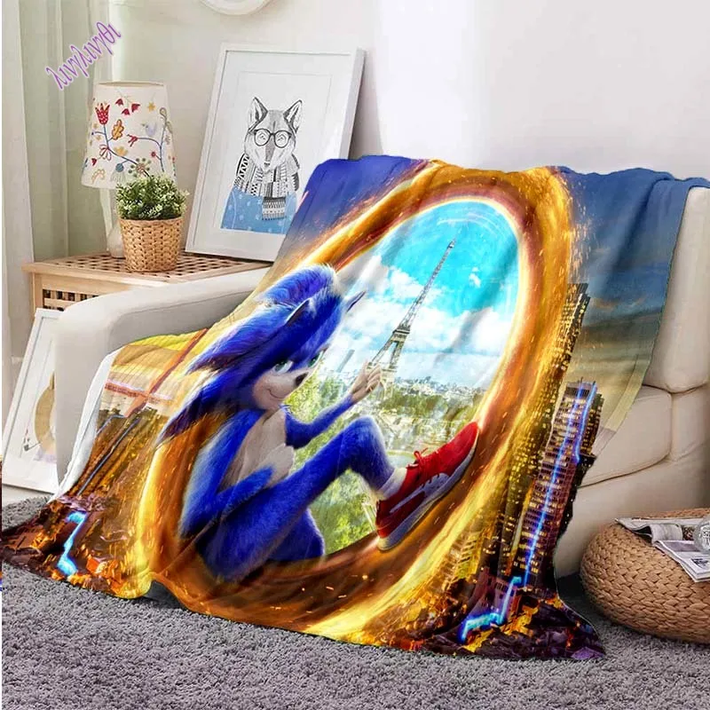 Anime Sonic Soft Throw Blanket Flannel Custom Blanket All Season Light Weight Living Room/Bedroom Warm Blanket
Anime Sonic Soft Throw Blanket Flannel Custom Blanket All Season Light Weight Living Room/Bedroom Warm Blanket
