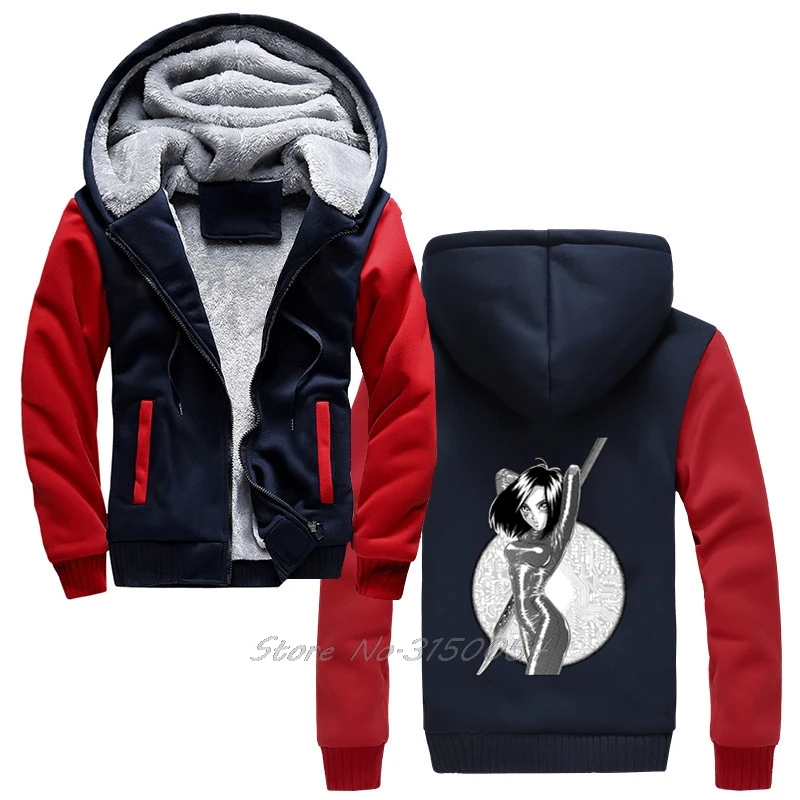 Men's Alita Battle Angel Hoodie Gunnm Gally Sword Vintage Hoodies Men Winter Thicken Keep Warm Sweatshirt Anime Streetwear
Men's Alita Battle Angel Hoodie Gunnm Gally Sword Vintage Hoodies Men Winter Thicken Keep Warm Sweatshirt Anime Streetwear