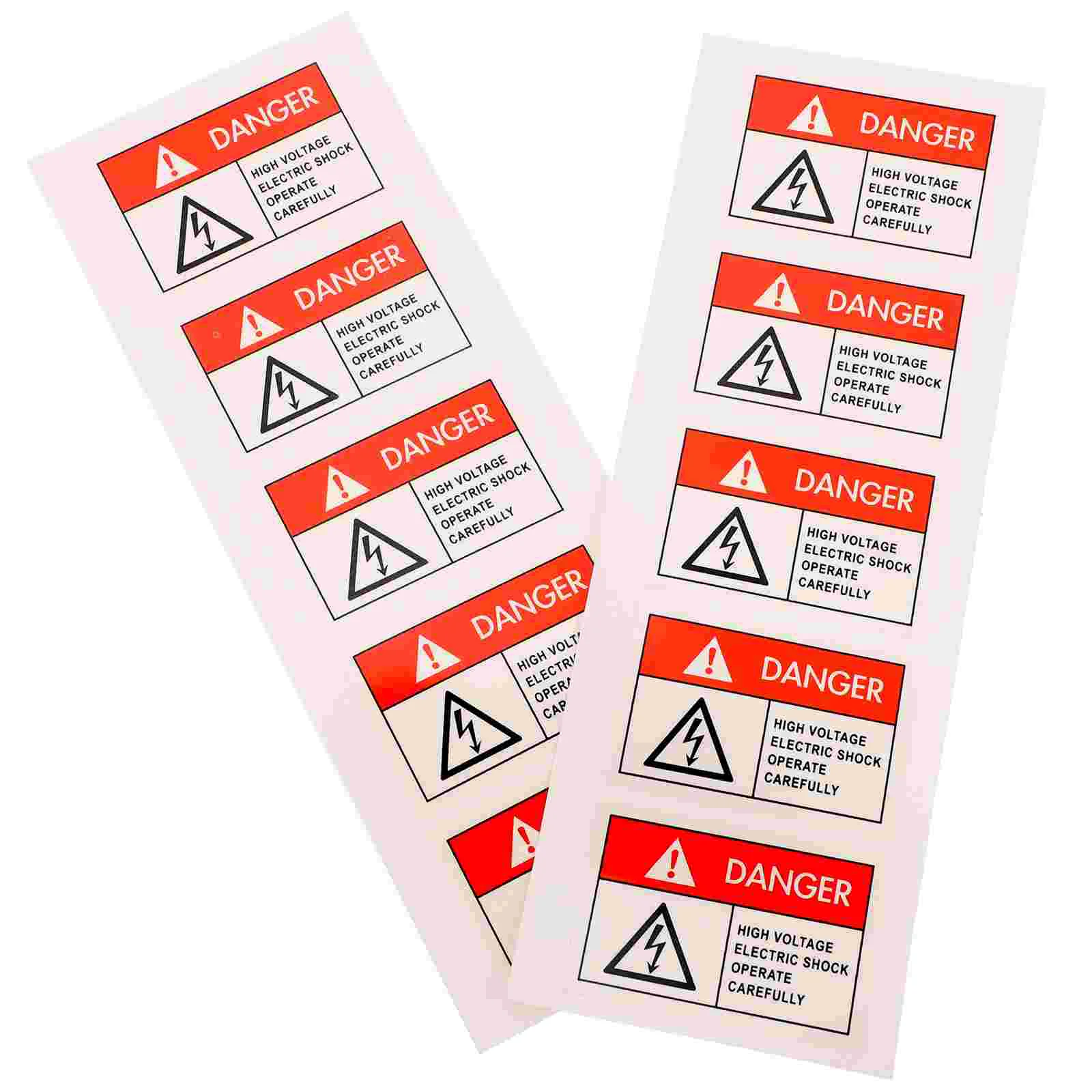 10Pcs Danger Warning Stickers High Voltage Electirc Operate Carefully Decal Safety Warning Sign Label for Safety 60x40CM 
10Pcs Danger Warning Stickers High Voltage Electirc Operate Carefully Decal Safety Warning Sign Label for Safety 60x40CM