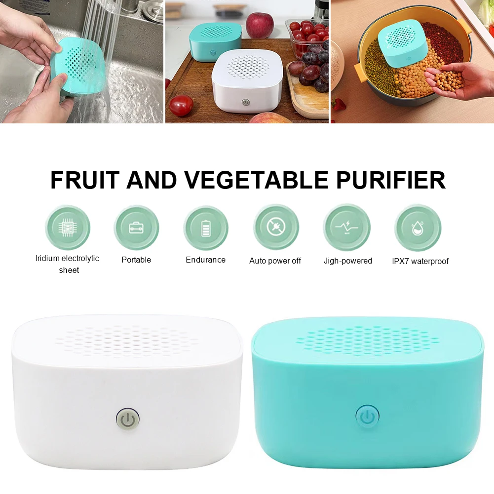 Fruit Vegetable Washing Machine Portable Rechargeable Fruit and Vegetable Cleaner Waterproof for Home and Outdoor
Fruit Vegetable Washing Machine Portable Rechargeable Fruit and Vegetable Cleaner Waterproof for Home and Outdoor