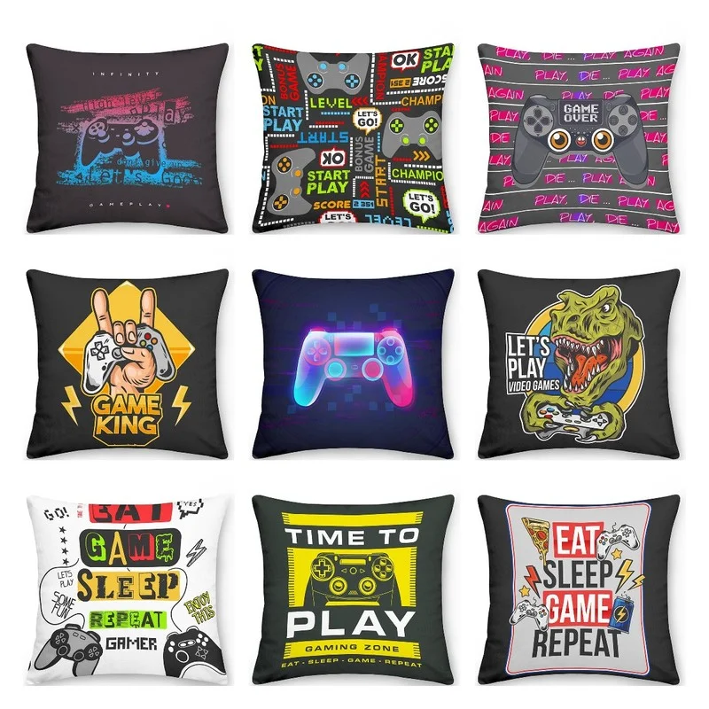 Gift for Gamer Video Game Pillowcase Bedroom Decorative Polyester Cushion Cover Pillow Covers Decor Home Pillow Case Game Party
Gift for Gamer Video Game Pillowcase Bedroom Decorative Polyester Cushion Cover Pillow Covers Decor Home Pillow Case Game Party