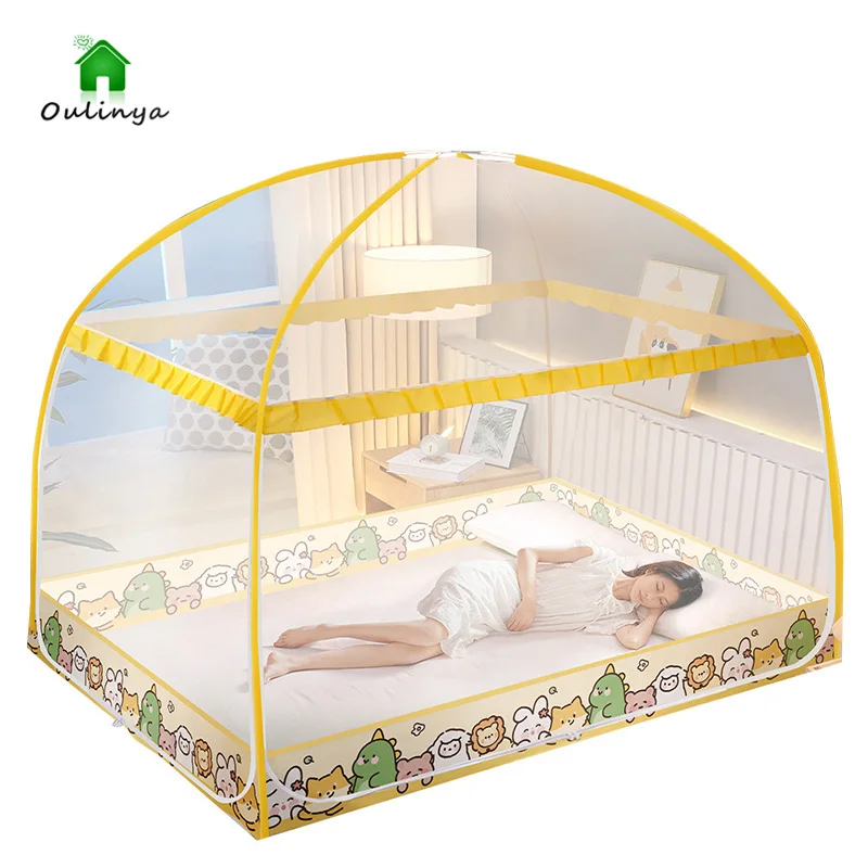 Household Bedroom Mosquito Net Mongolian Bag Advanced Folding Thickening and Dense Support Three Door Open
Household Bedroom Mosquito Net Mongolian Bag Advanced Folding Thickening and Dense Support Three Door Open